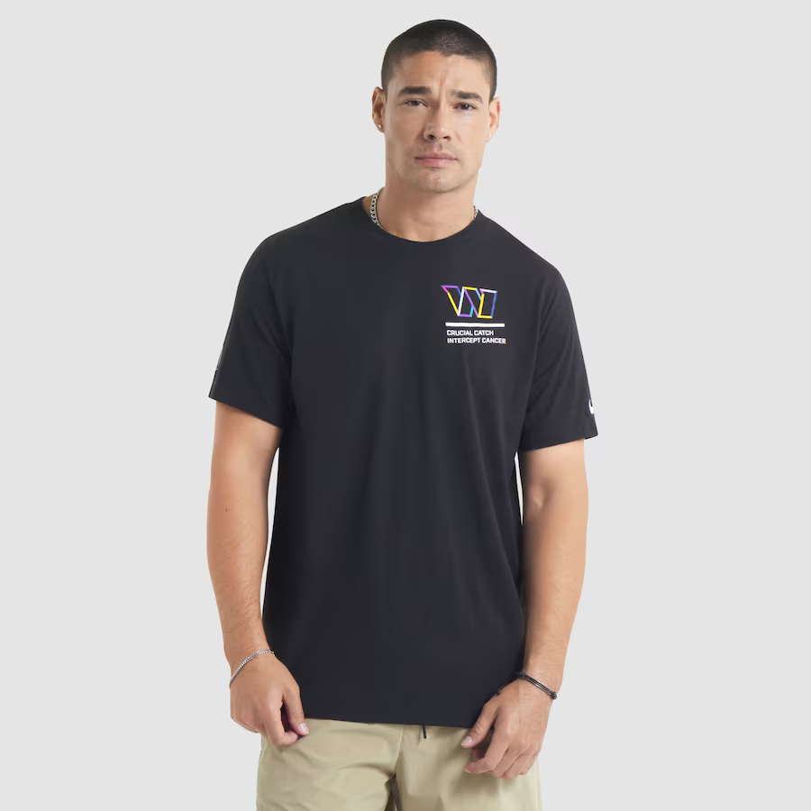 Men Washington Commanders #3 Nike NFL 2025 T shirt->nfl t-shirts->Sports Accessory